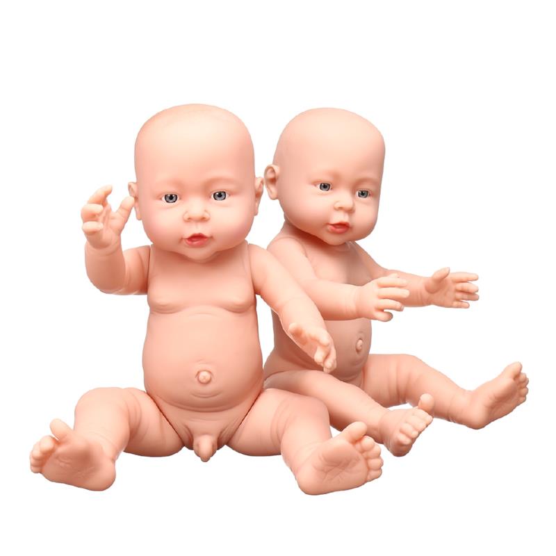 Mô hình búp bê em bé sơ sinh bằng silicone 16 inch