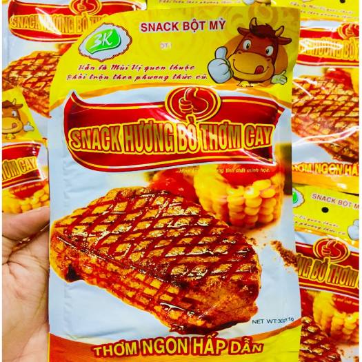 Thùng 50 Gói Snack Bò Miếng Thơm Cay