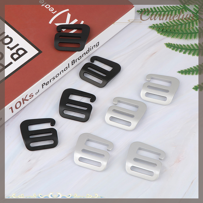 [Carmelun] 2Pcs Aluminium G Hook Quick Release Buckle Diy Backpack Hardware Buckle Accessories