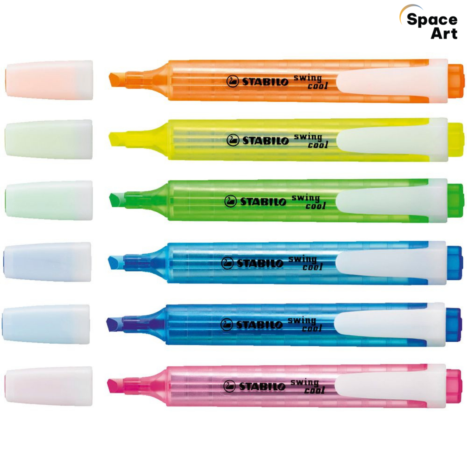 [Space Art Store][Chính hãng]Bút dạ quang Highlight STABILO Swing cool Pastel 275