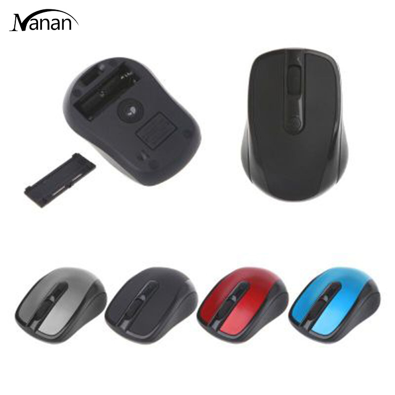 2.4GHz Wireless Optical Mouse Mice & USB Receiver for PC Laptop Computer
