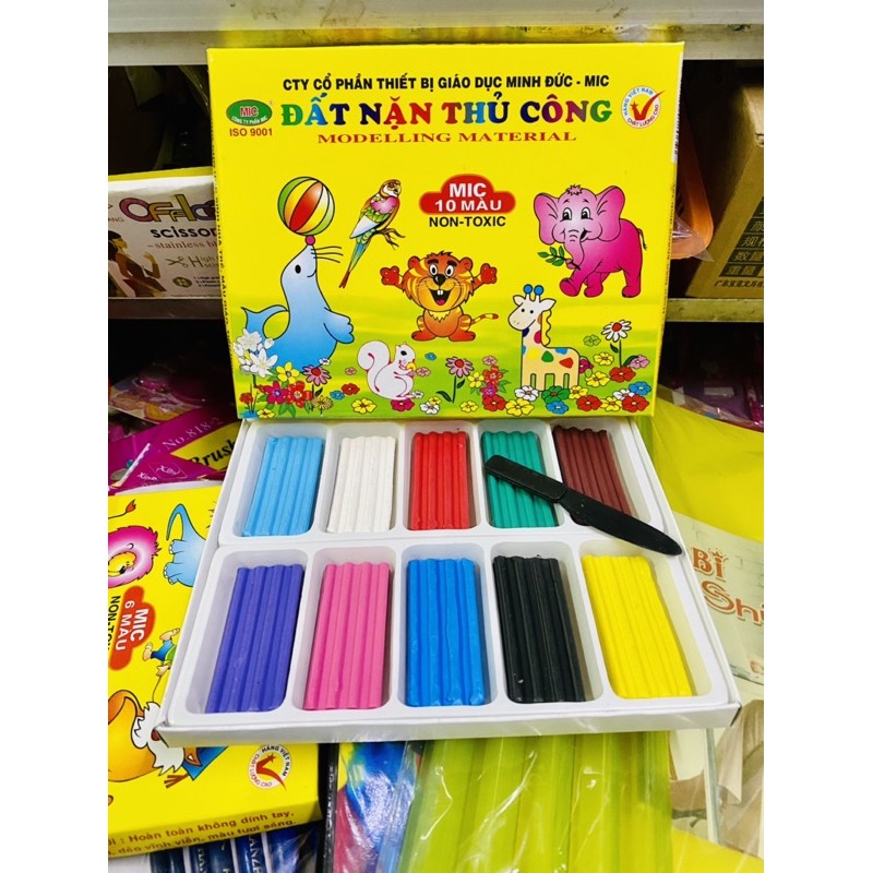 Đất Nặn Mic 6 màu_8 màu _10 màu