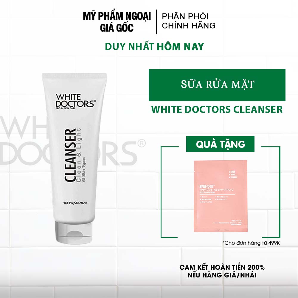 Sữa rửa mặt làm sáng da White Doctors Cleaser