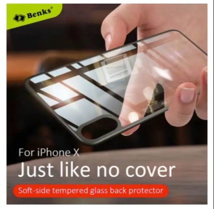 [Benks] iPhone XS / XS Max / XR - KR+ Pro 0.23mm Series Full Glass Soft-Side Tempered Glass Back Cover