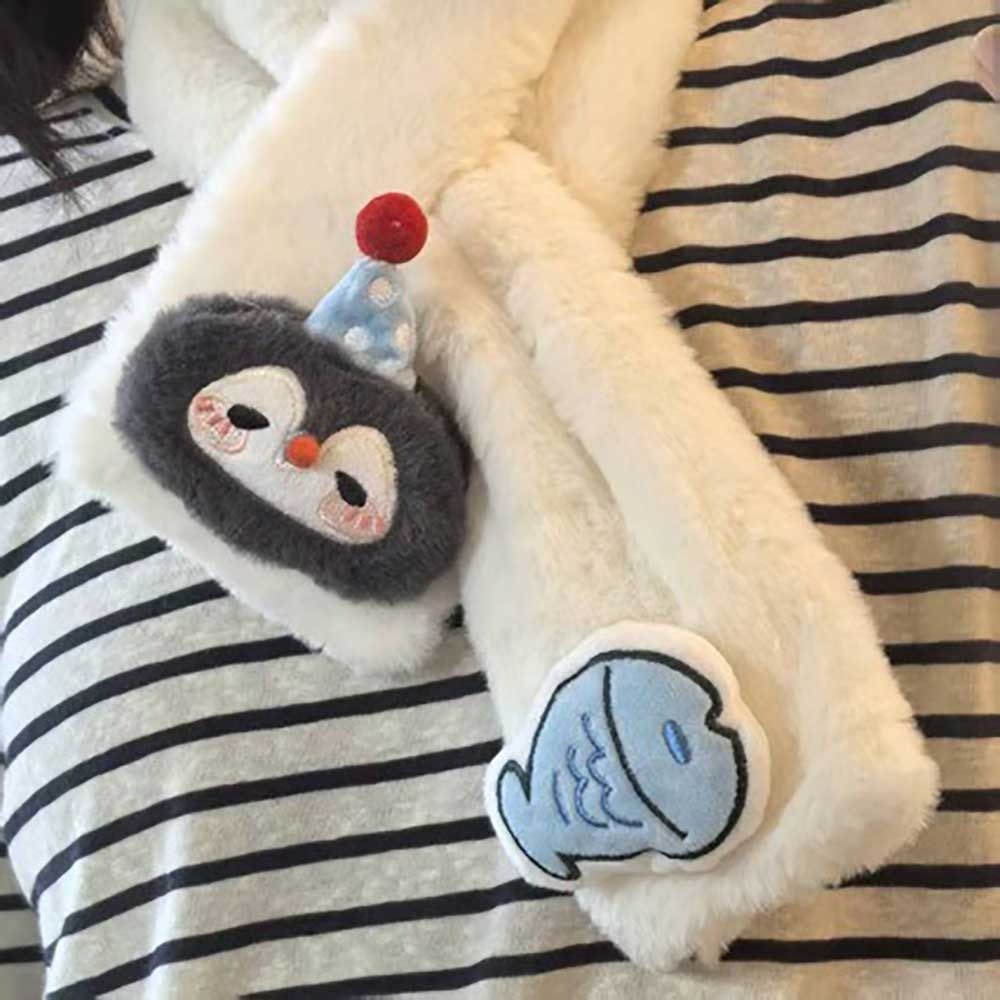 Cute%20Plush%20Cross%20Scarf%20Thicken%20Cartoon%20Neckerchief%20Wrap%20Penguin%20Cold%20Protection%20Neck%20Warmer%20Winter%20-%20Image%204