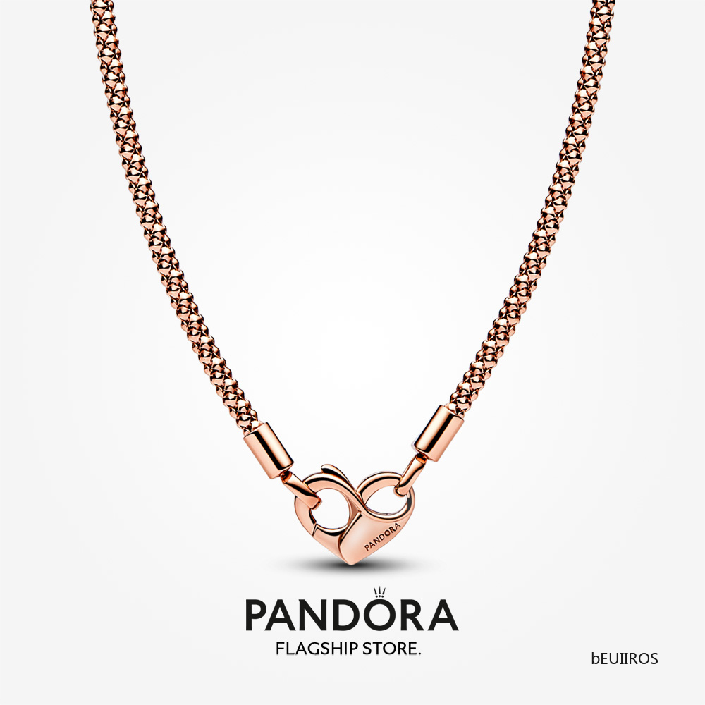 Pandora rose deals gold charm necklace