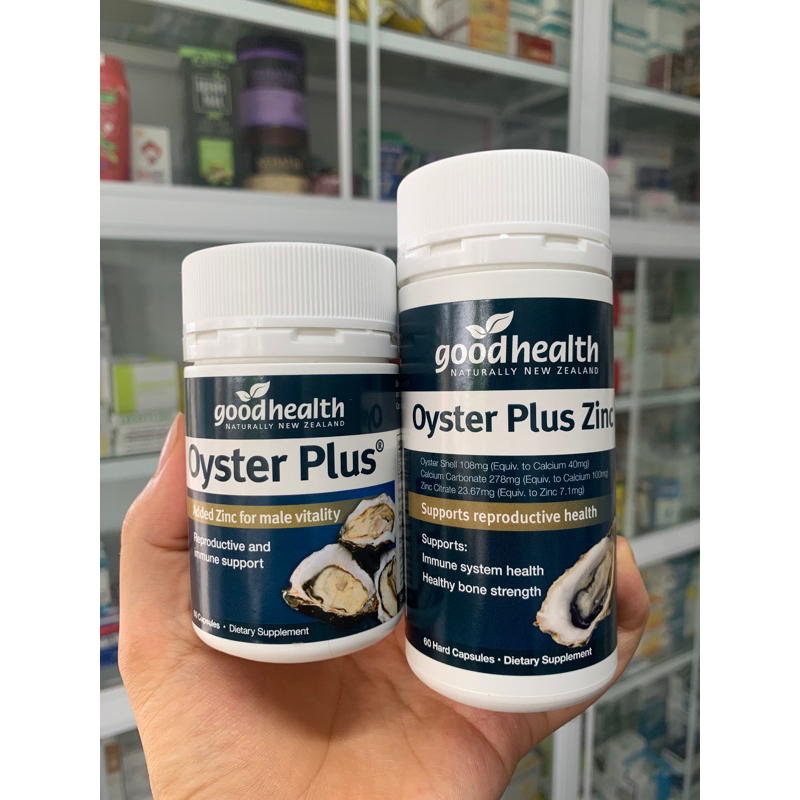 (CHÍNH HÃNG/2025) Viên uống Tinh Chất Hàu Oyster Plus Goodhealth New Zealand chai 60 viên từ úc