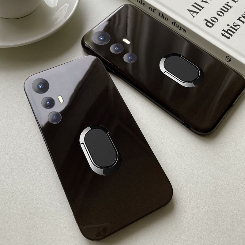 For Cubot Max 5 case Soft Silicone Matte Full Protector Shockproof Car Adsorb Holder Ring Back cover For Cubot Max 5 Back cover Phone cases.