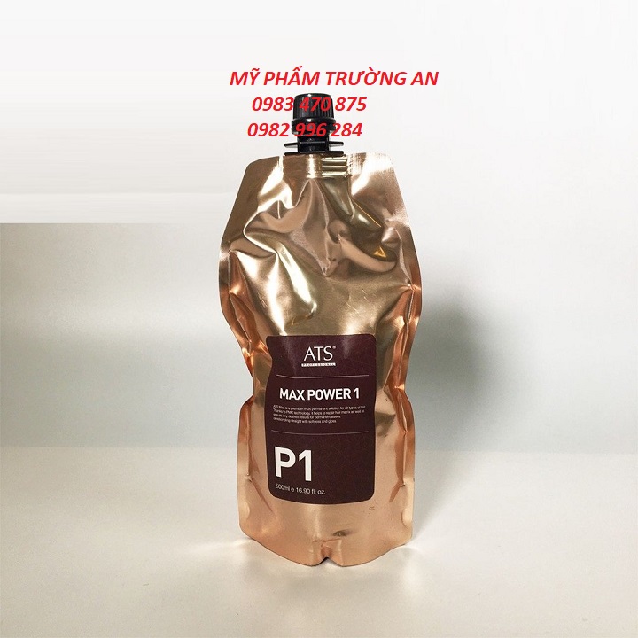 [Hàng cho Salon] KEM uốn ATS 500ml số 1 số 2 cho tóc Khỏe - Thường - Yếu
