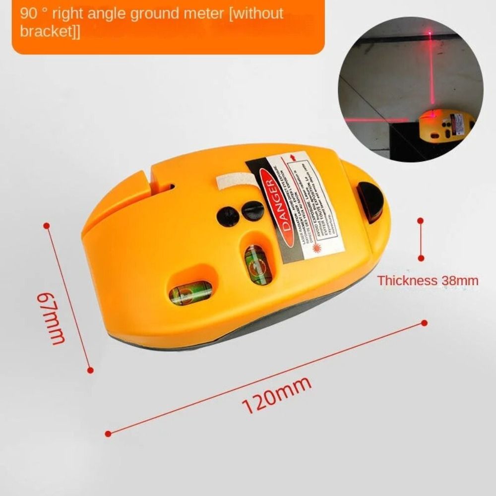 LINCHEIN Độ chính xác cao Mức hồng ngoại góc phải Chuyên nghiệp Mini Dụng cụ cân bằng góc phải Di động Dụng cụ đo lường Cấp độ 90 ° Đo lường