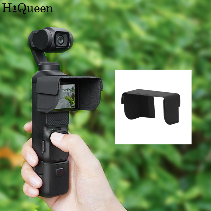 Hiqueen camera lens hoods compatible for dji osmo pocket 3 dust scratch proof shield waterproof lens cover 6.3x2.9x3.4cm