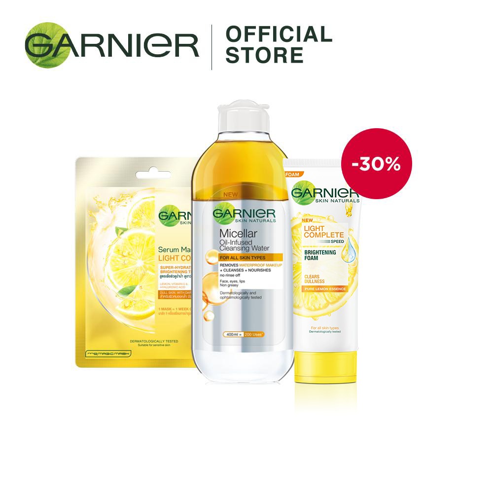 garnier micellar water lemon