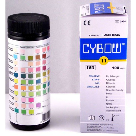 Que thử nước tiểu Cybow 3, 10 thông số
