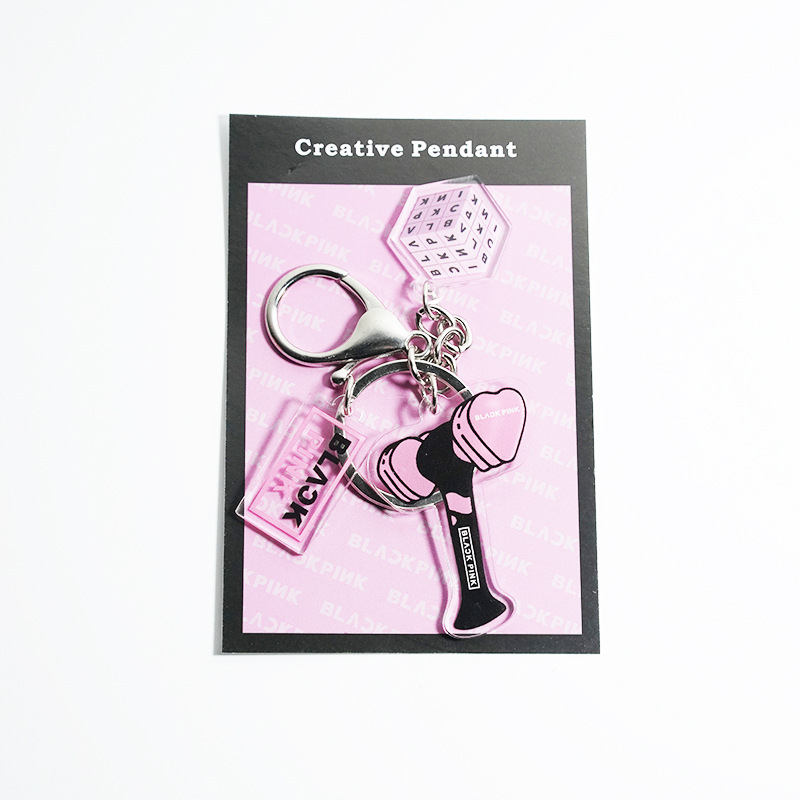 Black%20Pink%20Venom%20Mini%20Kpop%20Keychain%20Lightstick%20LISA%20Rose%20Jisoo%20Album%20Keychain%20Key%20Rings%20K%20Pop%20Accessories%20-%20Image%204