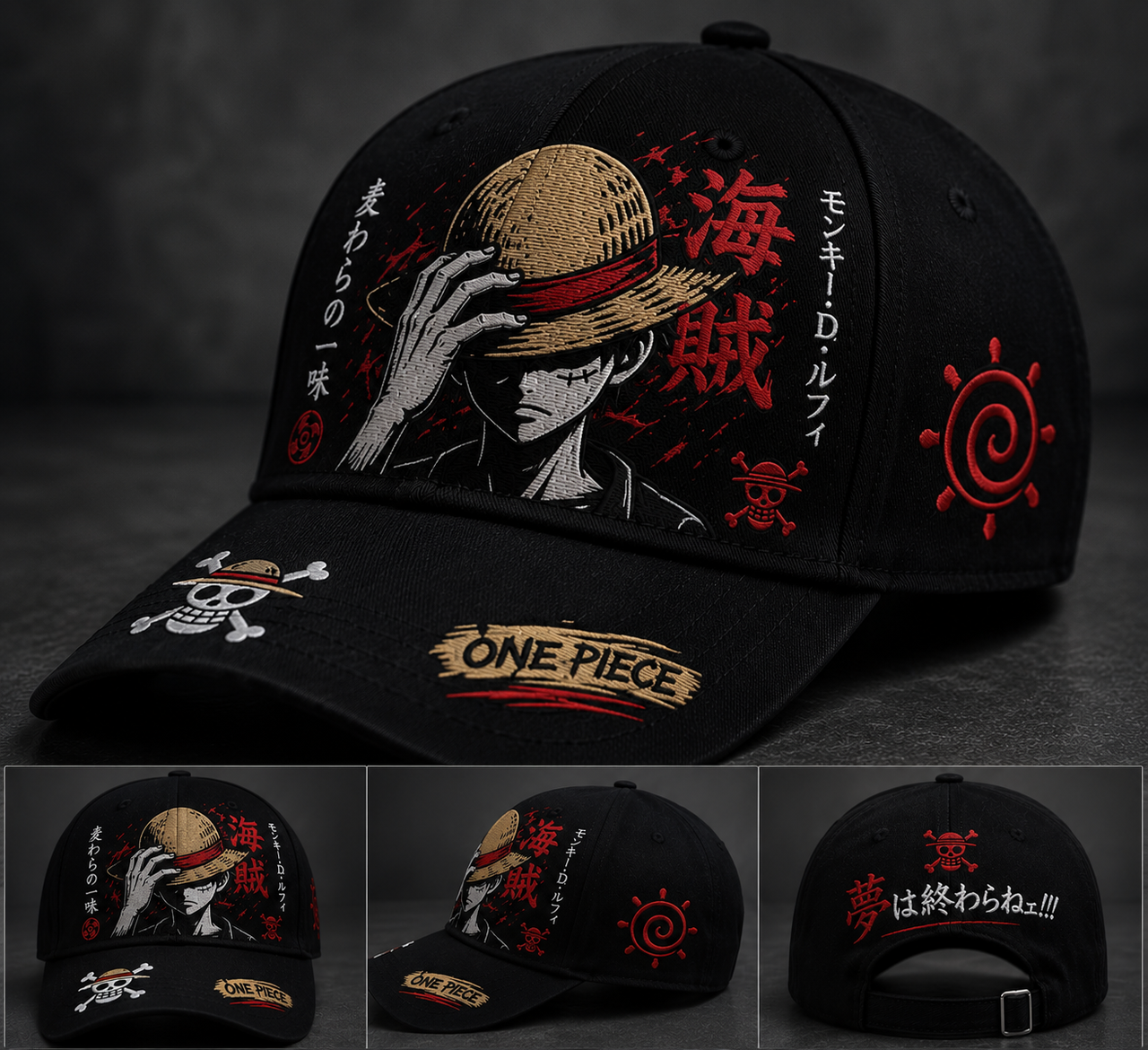 Anime Pirate Anime Cap Adjustable Baseball Cap