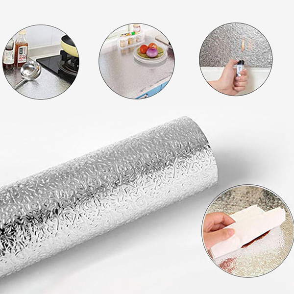 Cuộn giấy bạc dán bếp chống thấm cách nhiệt 2.0m x 0.6m