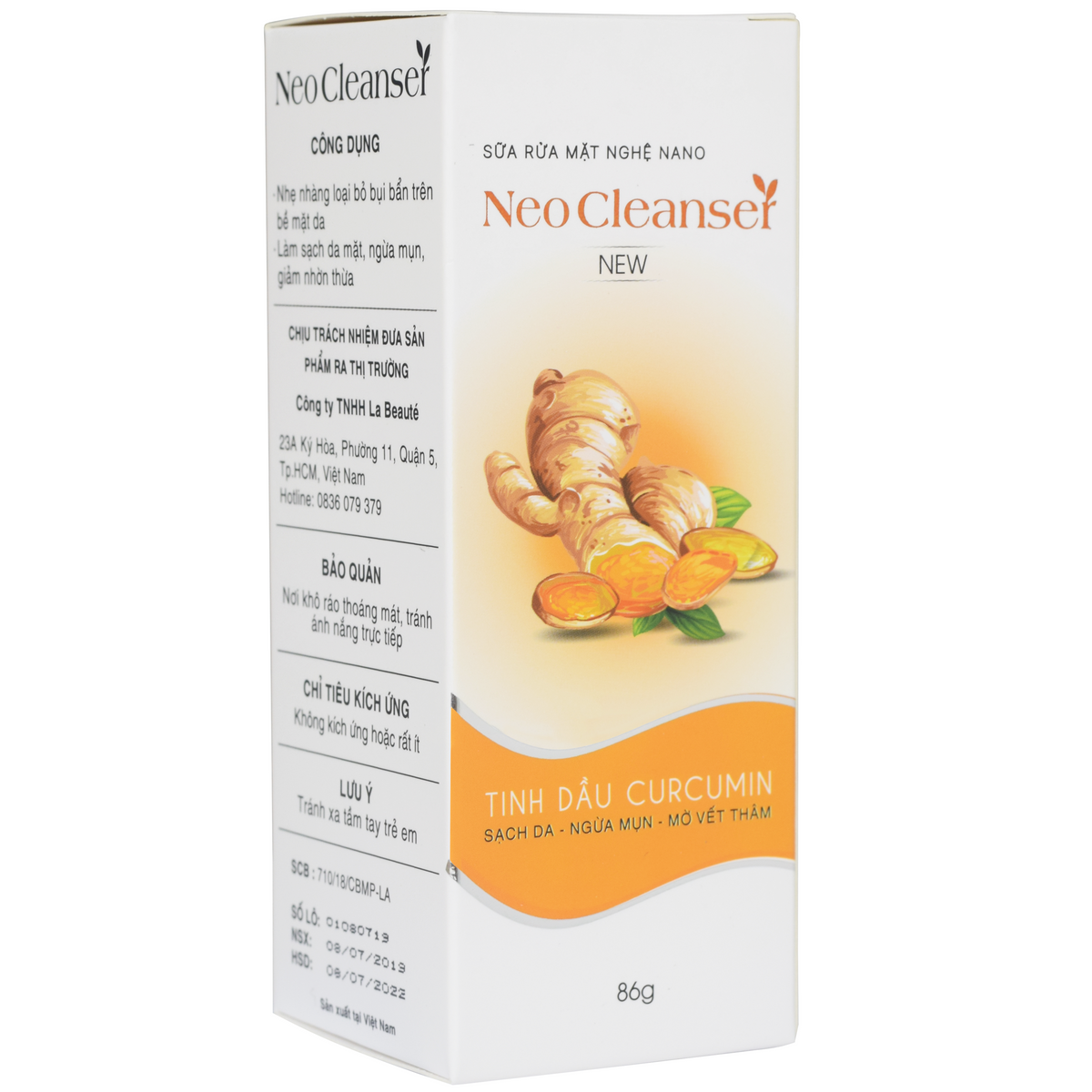 Sữa rữa mặt nghệ Nano - Neo Cleanser