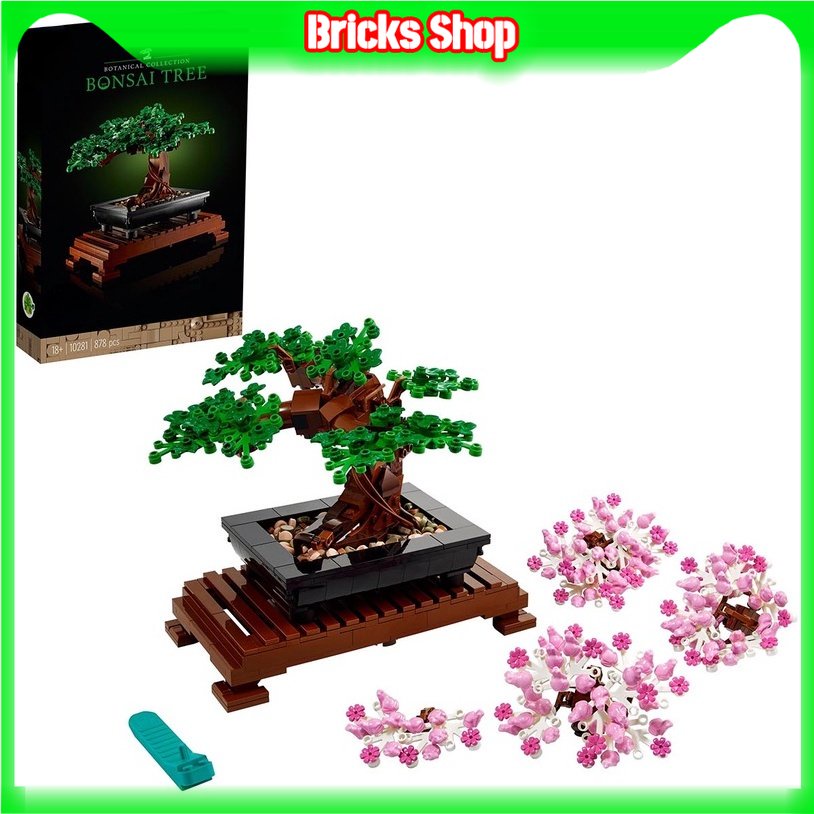 Bộ Đồ Chơi Lắp Ráp LEGO Cây Bonsai 10281 (878 Miếng)