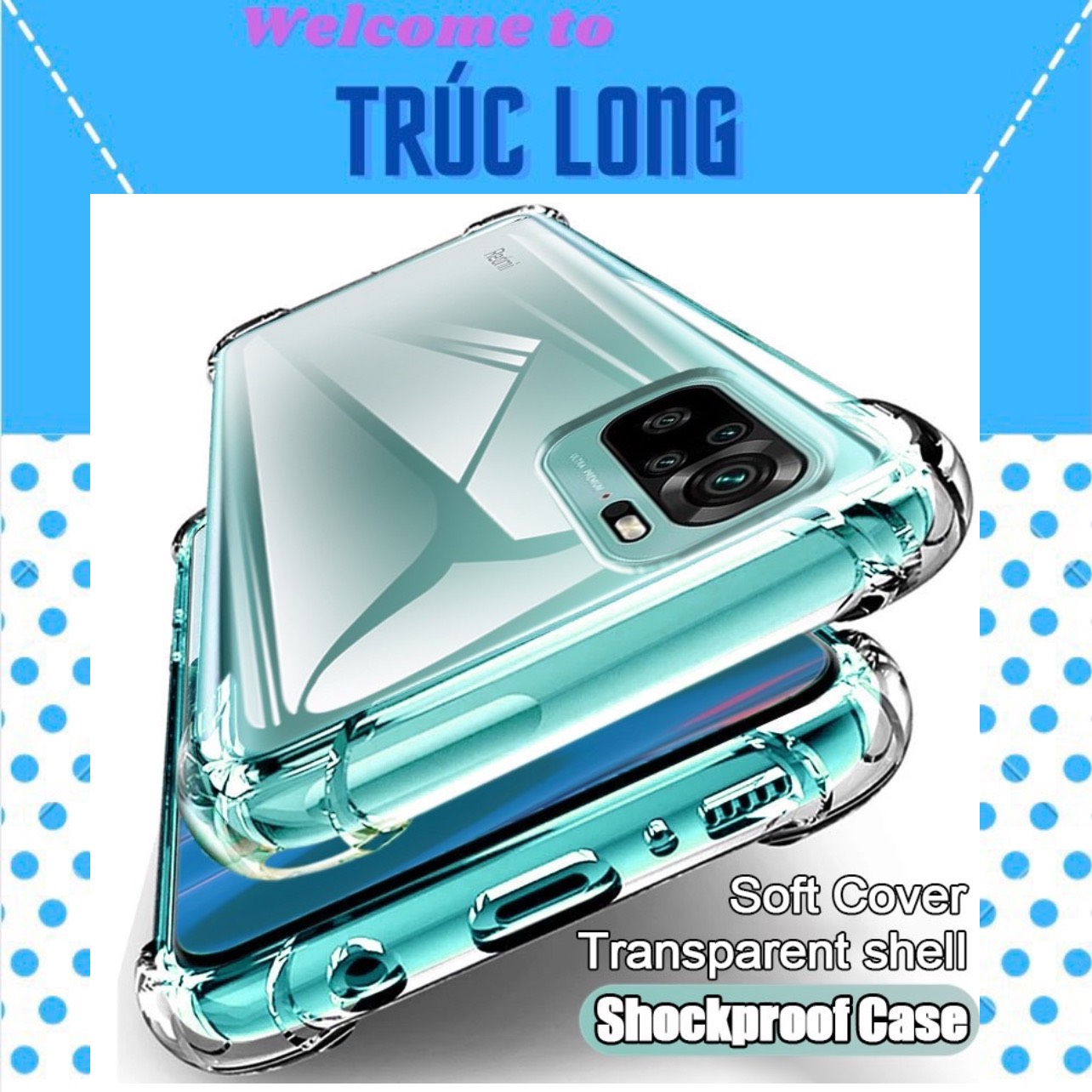 Ốp lưng chống sốc Xiaomi Redmi 10/10C/POCO C40/MI 11 LITE 5G/Note 10 S 4G/Note 11 S 4G/Note 10 Pro/MI 11 T Pro Redmi A1 A2 Redmi 12C NOTE 12