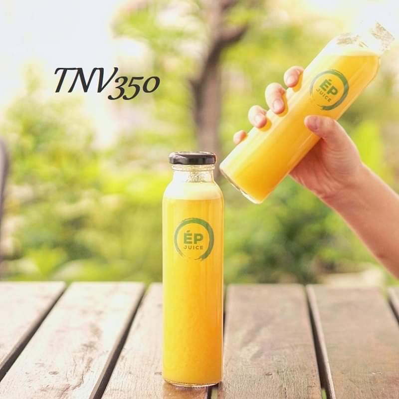 Combo 5 Chai thủy tinh tròn cao 350ml