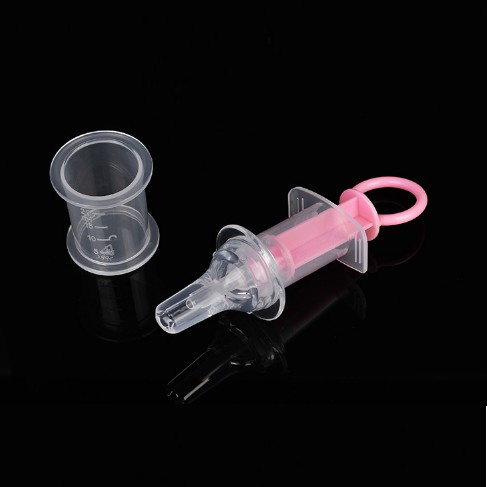 Xi lanh đầu silicon 2 vòi giúp bơm thuốc/sữa cho bé
