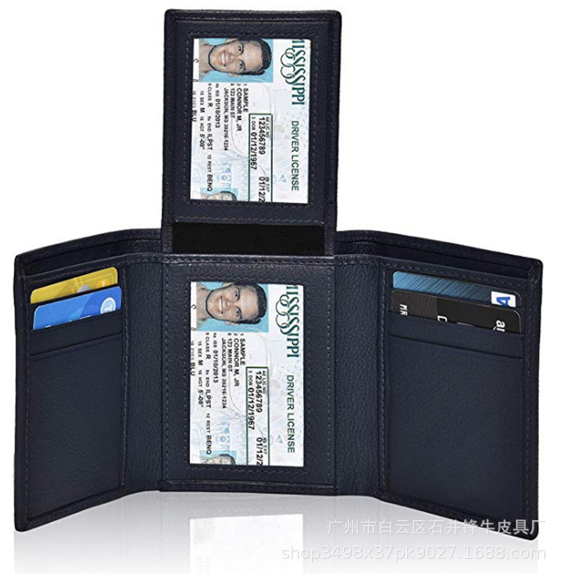 Ví Nam Mini Gập 3 Da Bò Chính Hãng Bóp Da Nam Đóng Hộp Nhiều Ngăn Nhỏ Gọn Cao Cấp Cực Đẹp Mẫu KT03 - Koka Store