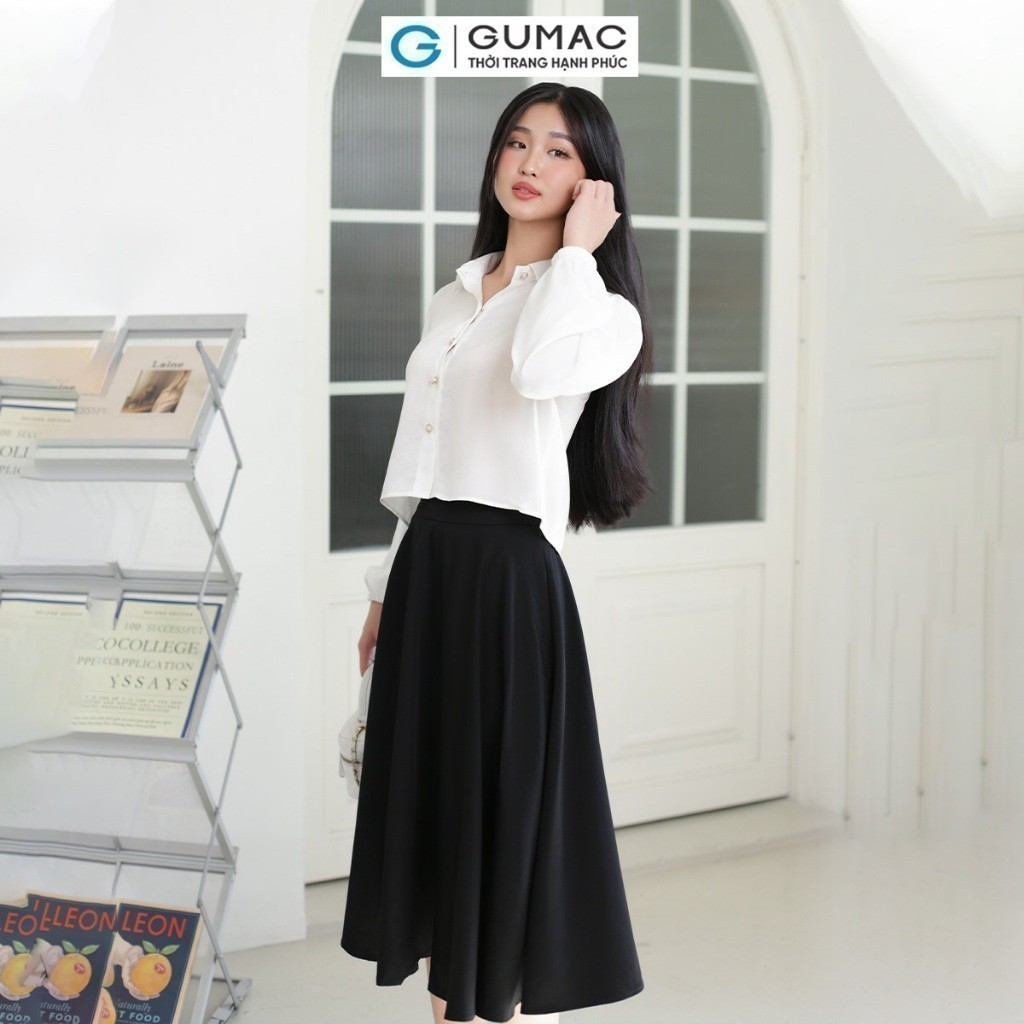 Chân váy xòe B4 thời trang GUMAC BVE00014