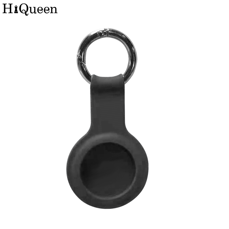 HiQueen Silicone Protective Sleeve Cover Keychain Airtags-tracker For Airtag Case Accessories