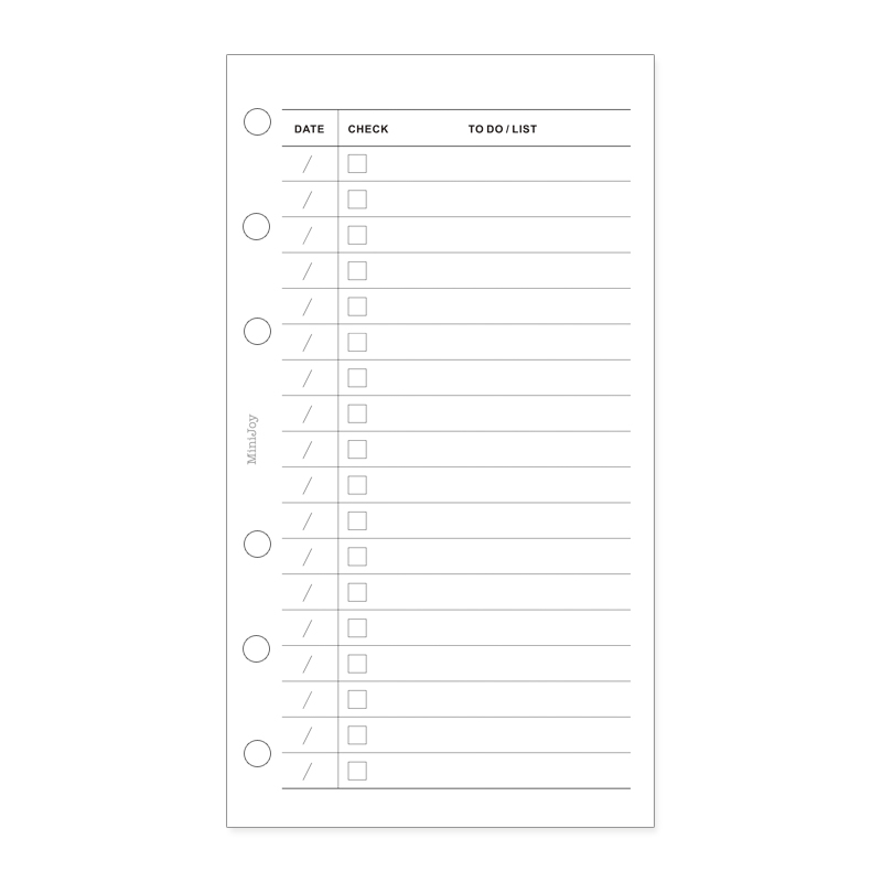 MyPretties%2040%20Sheets%20Basic%20List%20To%20Do%20Check%20Refills%20A6%20A7%20Filler%20Papers%20for%20Personal%20Pocket%206%20Hole%20Binder%20Organizer%20N.1432%20-%20Image%202