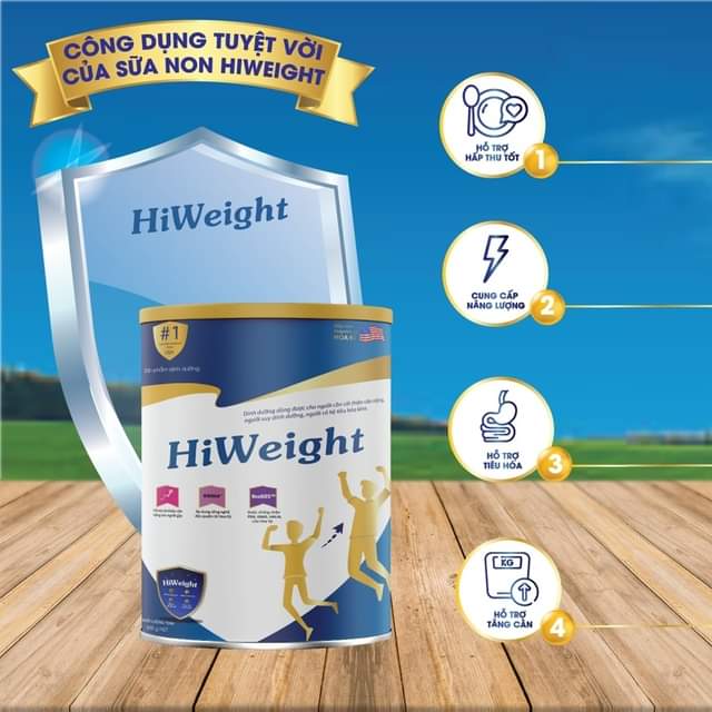 HiWeight – Sữa Non Tăng Cân Hiweight 650g Sữa Bột Dành Cho Người Gầy Và Trẻ Trên 10 Tuổi