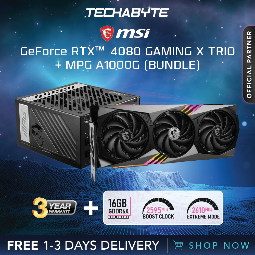 MSI GeForce RTX 4080 16GB GAMING X TRIO - MSI-US Official Store