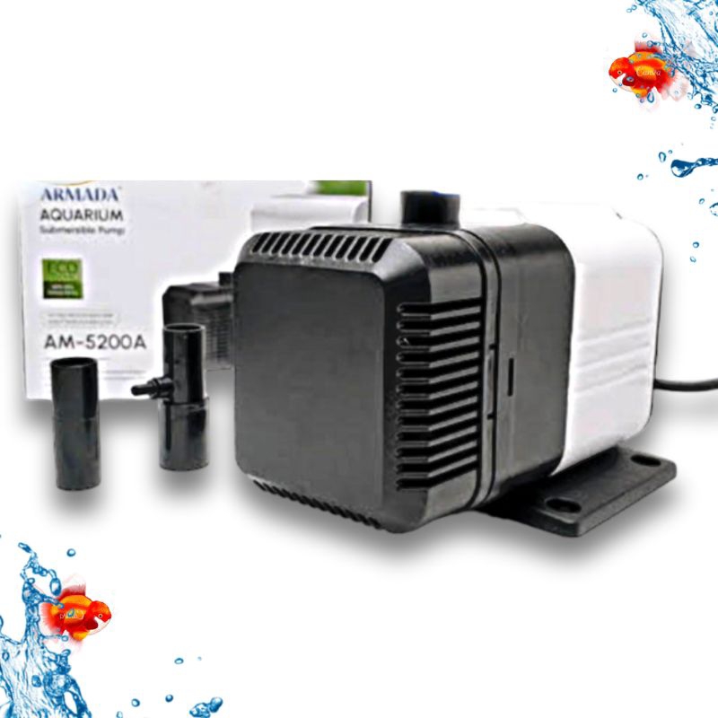 Pompa Kolam Air Mancur Hidroponik ARMADA AM 5200A
