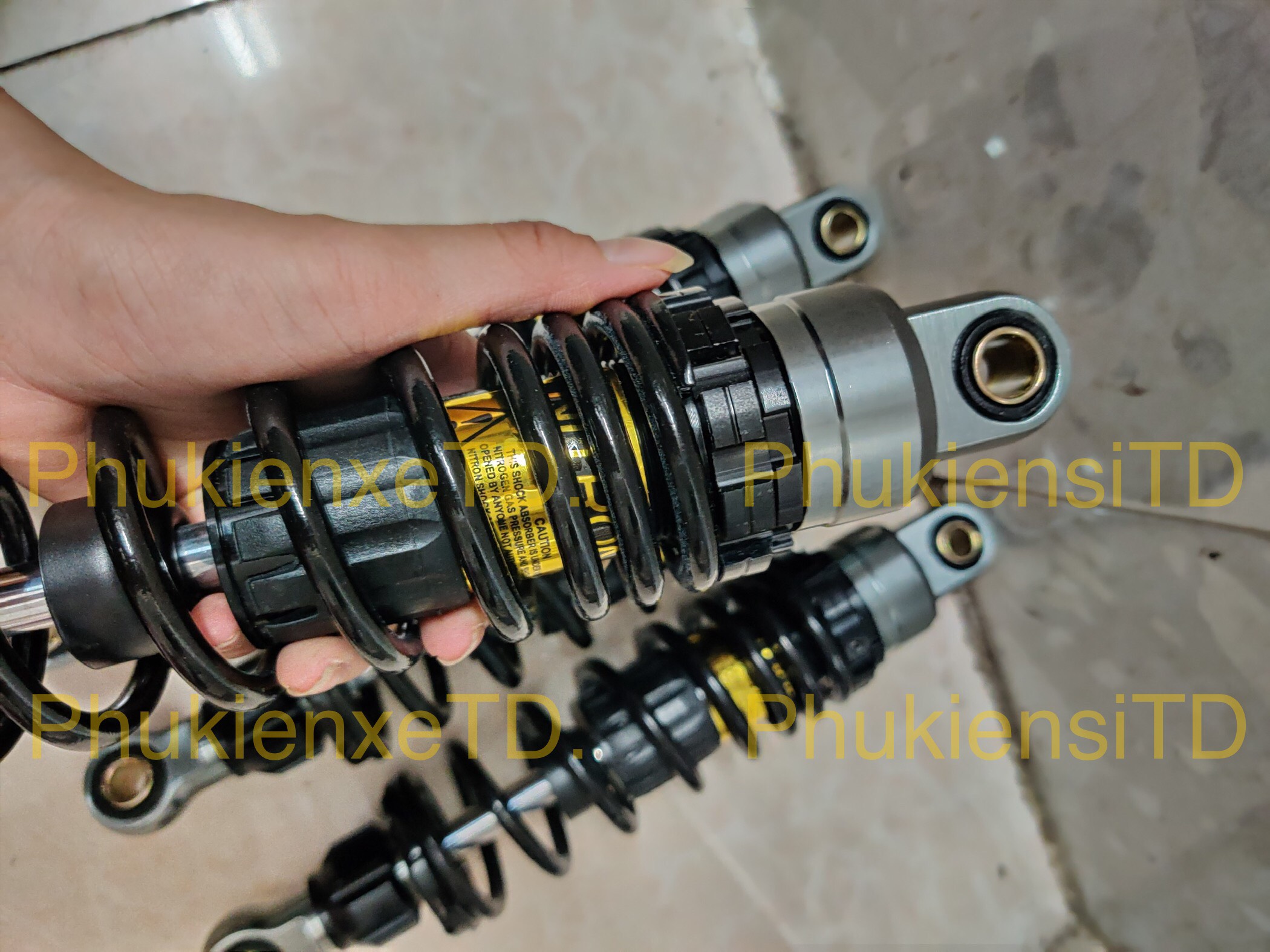 Phuộc Nitron lắp Dream Wave Elegant Axelo Future Charly Cub MD Galaxy Sirius Jupiter Taurus Max Win Charly....