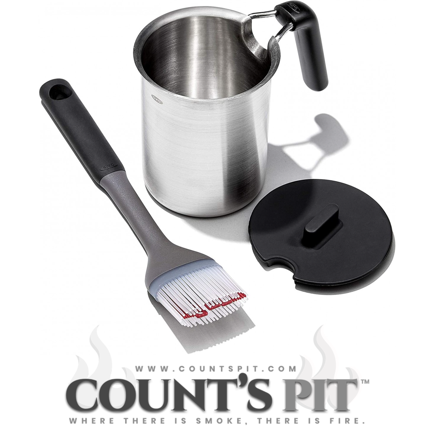 OXO Good Grips Grilling Tools, Basting Pot And Brush, Black Lazada PH