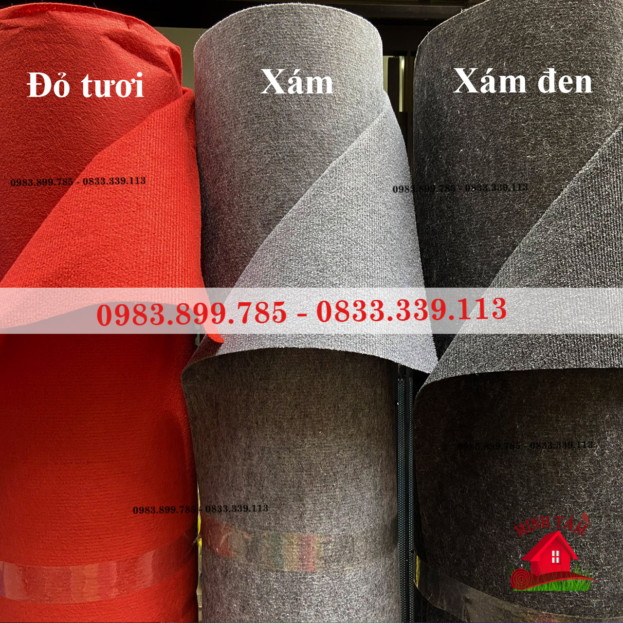 THẢM NỈ TRẢI SÀN SỰ KIỆN DÀY 2MM