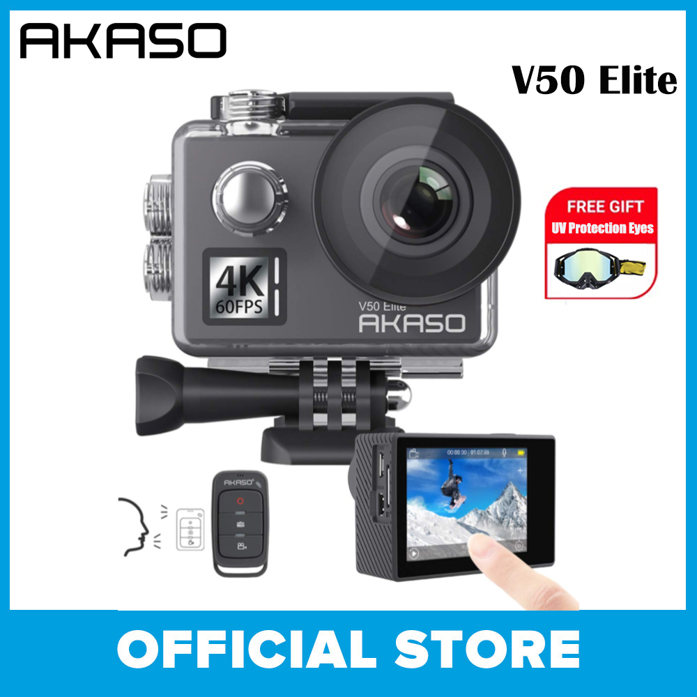 [Philippines in Stock] AKASO V50 Elite 4K60fps 4K/30fps Sports Action
