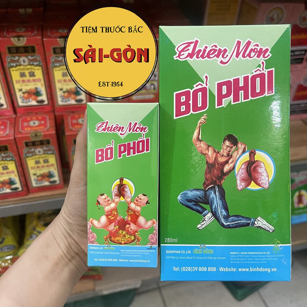 Thiên môn bổ phổi bình đông 280ml
