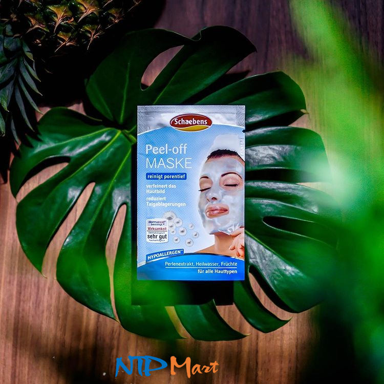 [HCM][Combo 4 gói] Mặt nạ xanh Schaebens nhập khẩu từ Đức cho 16 lần dùng