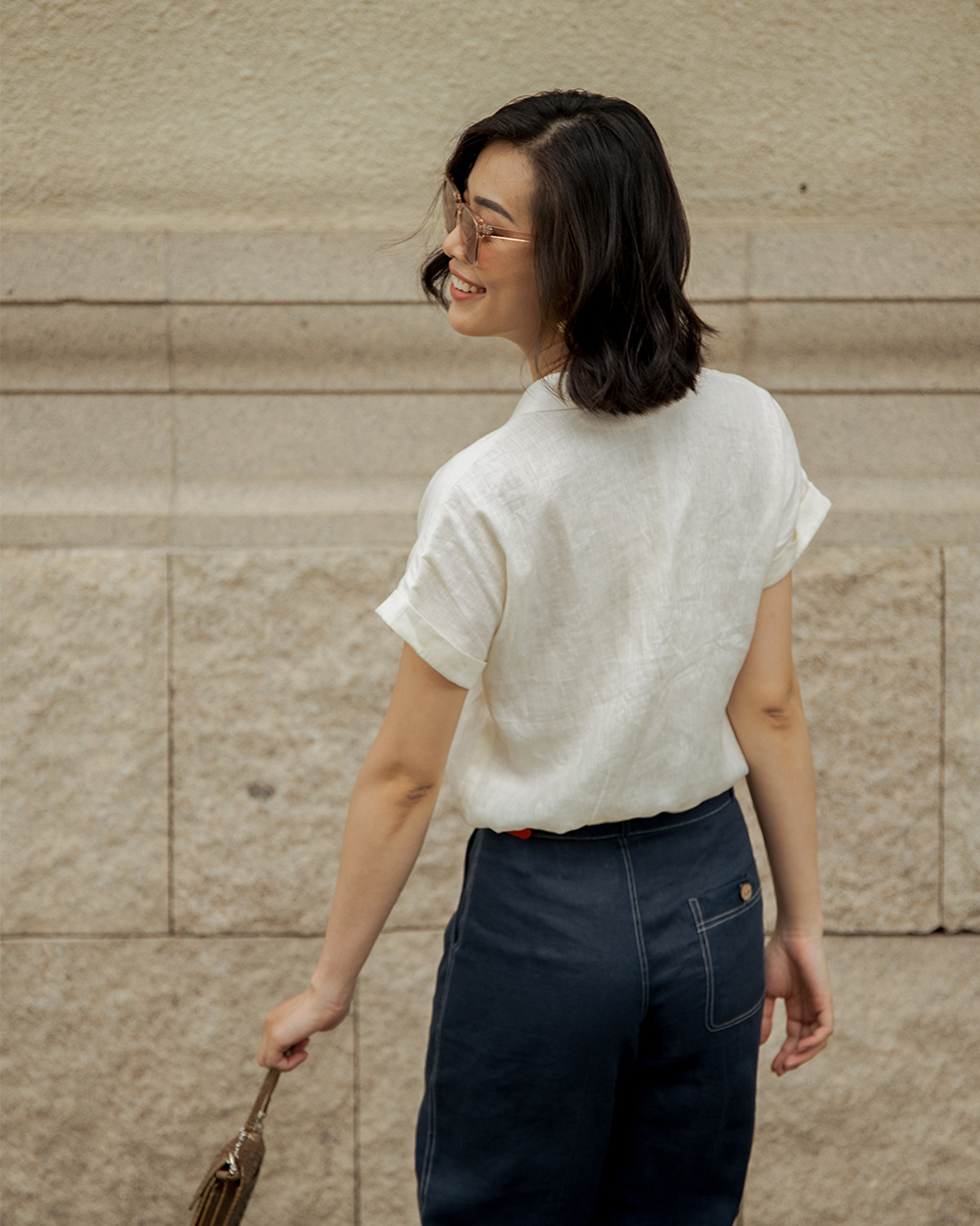Quần Dài Linen Xanh Harmony QD58-XD
