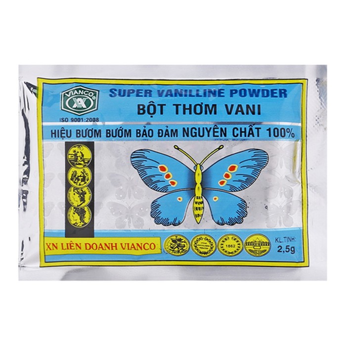 2 gói bột thơm vani hiệu con bướm
