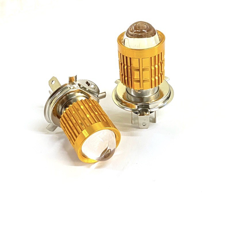 Led pha mini cầu lồi sáng Vàng Trắng