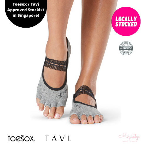 US Imported Authentic] Toesox Grip Socks / Anti Slip Socks - Half Toes  Bellarina / Elle / Ivy / Luna / Low Rise, Approved SG Stockist of Toesox /  Tavi / Base33 Brands