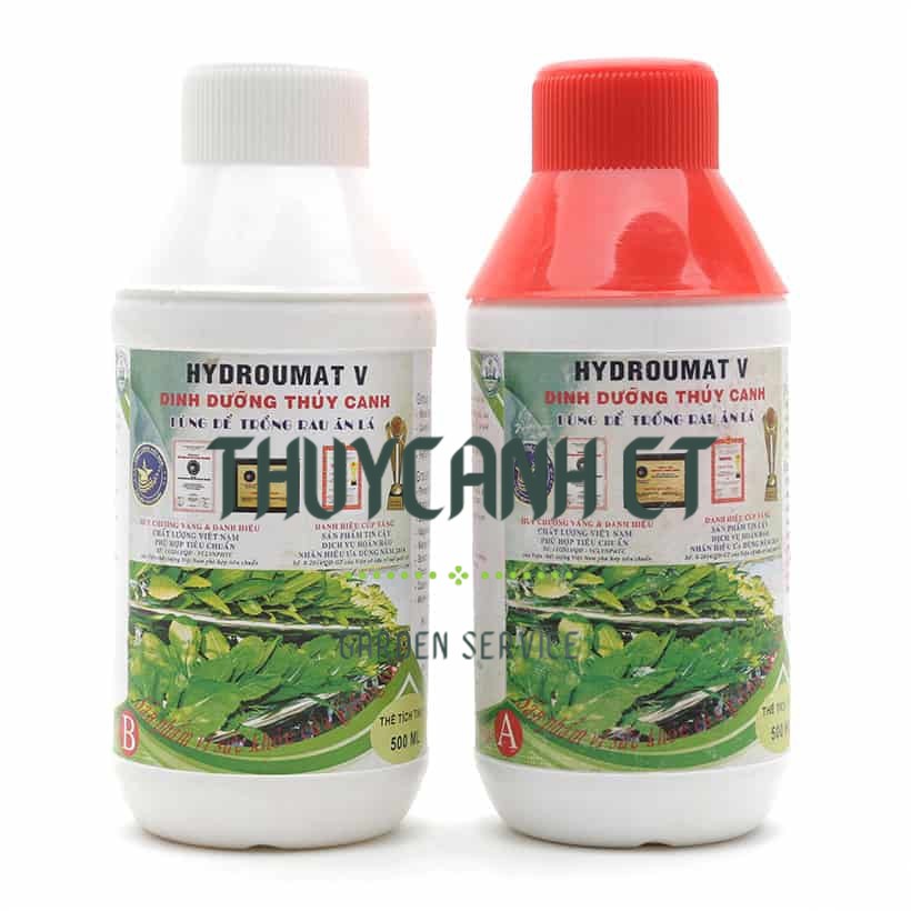 Dung dịch thủy canh Hydro Umat V hoặc Hydro Umat F (1 cặp)