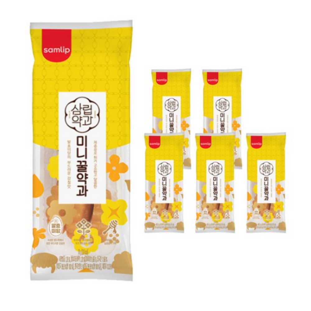 Samlip Honey Mini Yakgwa Korean Traditional Snack Honey Cookie