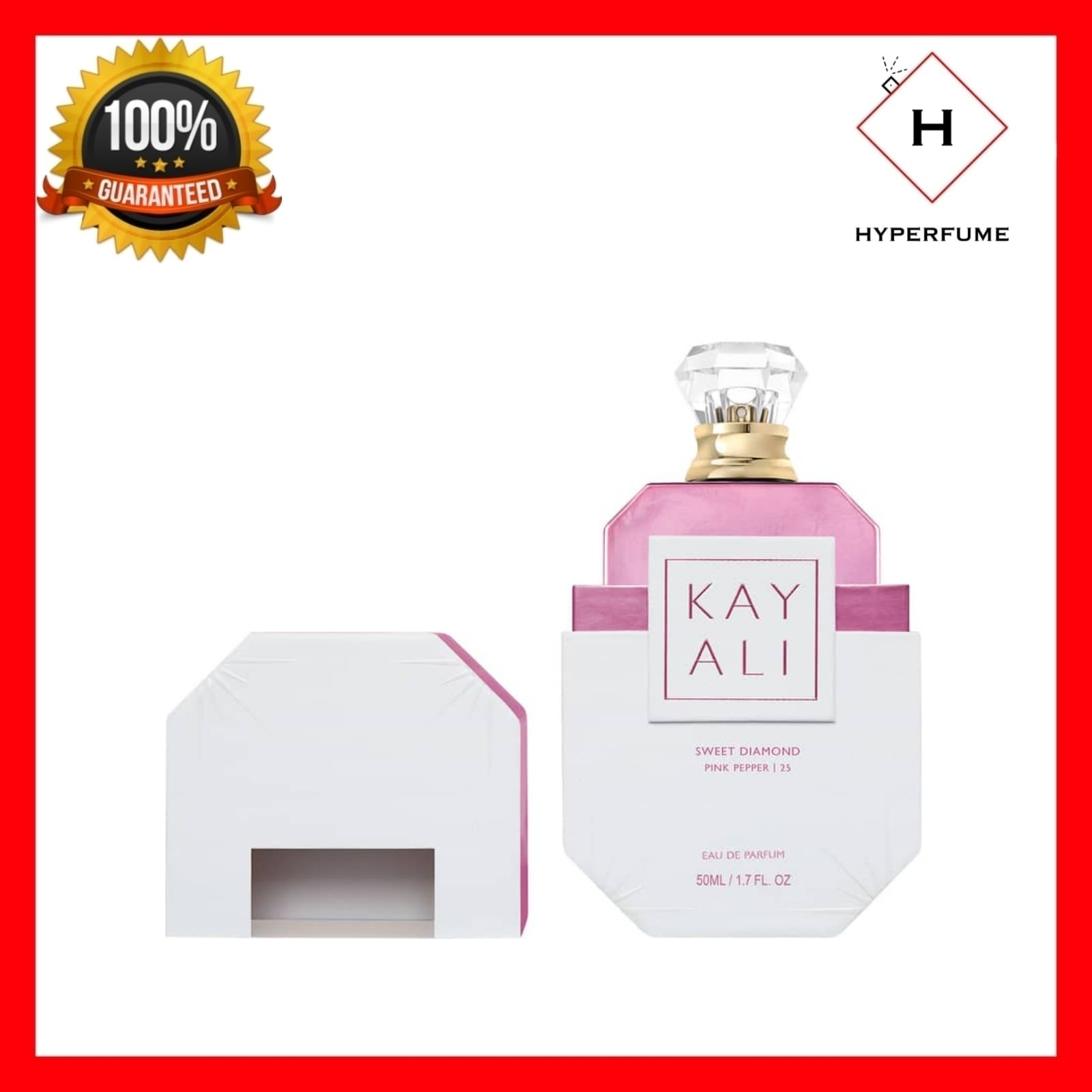 Kayali Sweet Diamond Pink Pepper factory 1.7 fl oz / 50 ml