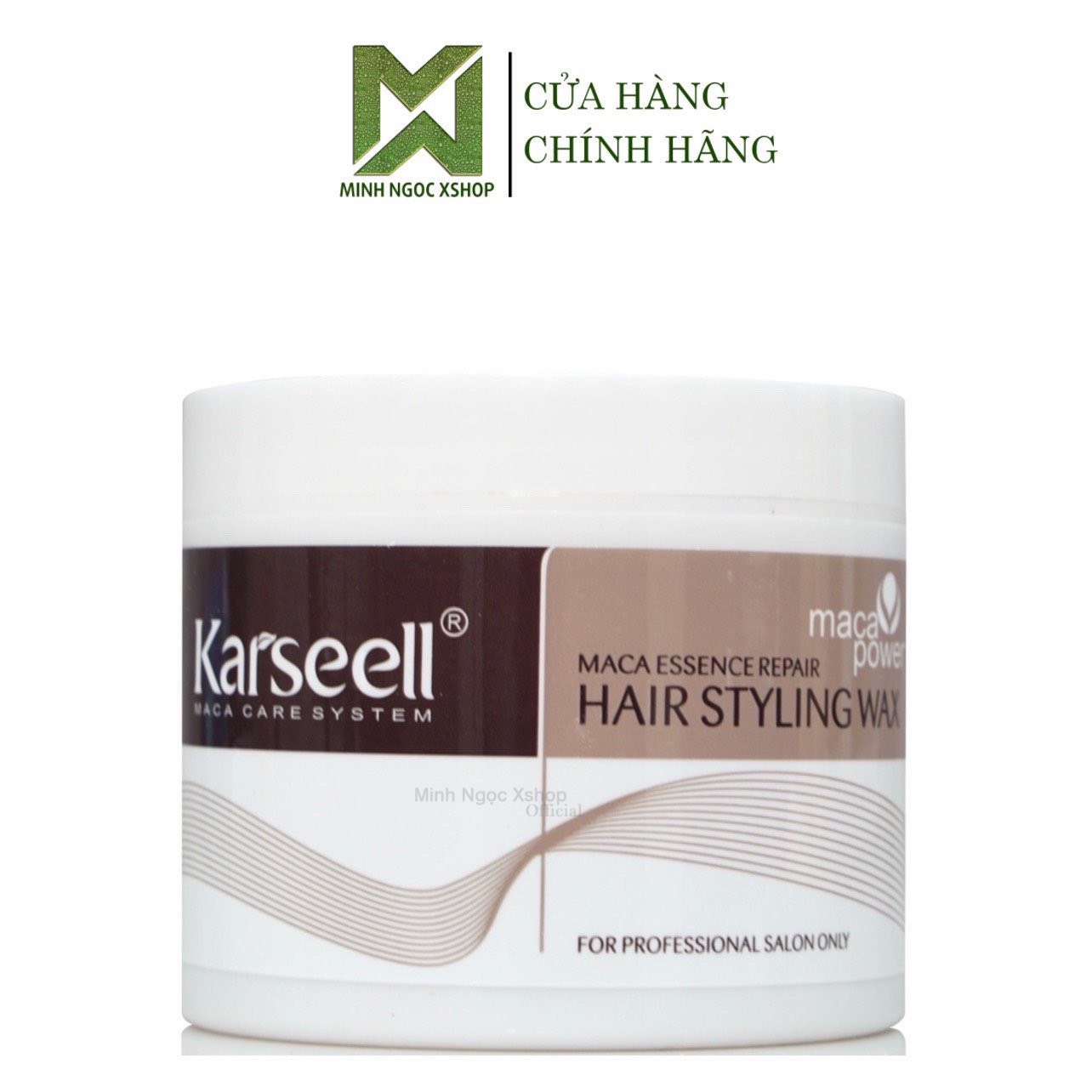 Sáp vuốt tóc nam nữ Karseell Maca Hair Styling Wax 100g, chăm sóc giữ nếp  tóc 