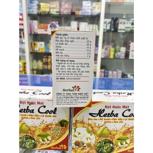 Bột Nước Mát Herba Cool ( 1gói x 7g)