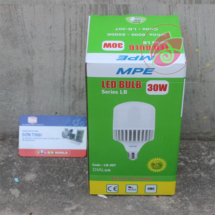 Bóng đèn led mpe lb lba bầu nhôm 12w 20w 30w 40w 50w e27
