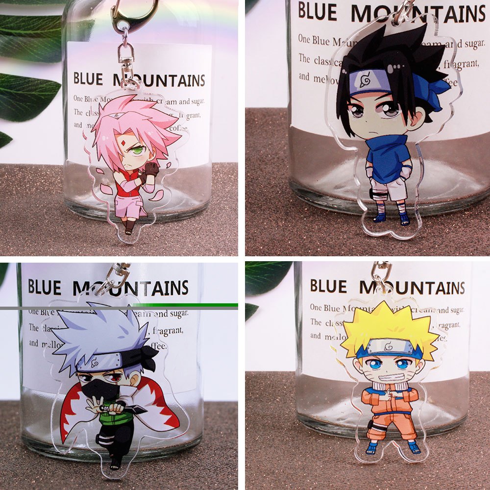 Móc Chìa Khóa Hình Anime Naruto Bằng Acrylic Dễ Thương
