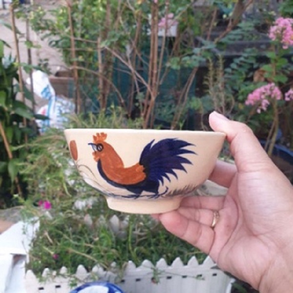 Set10 chén con gà ,bao đẹp ( bằng sứ)